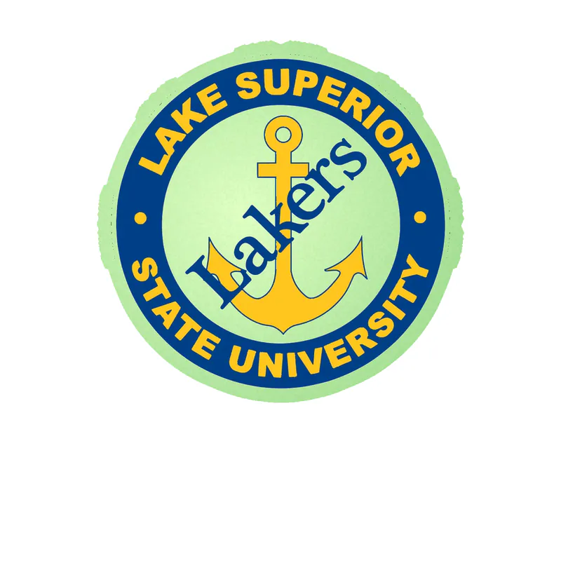 Lake Superior State University Glow in the Dark Vinyl Decal - Custom Size