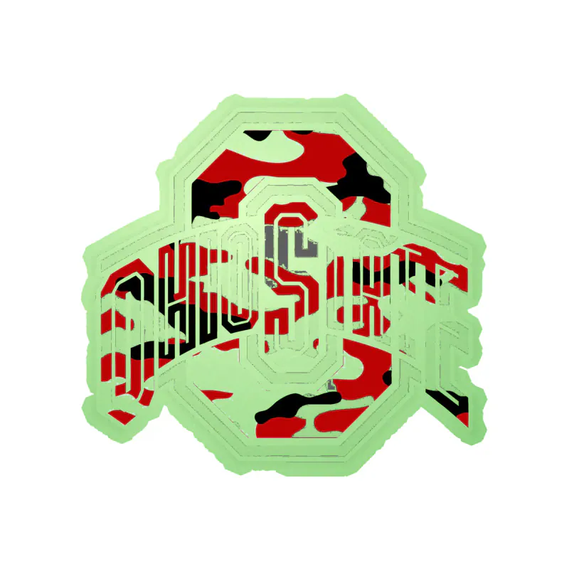 Ohio State Buckeyes - Image 2 - Glow in the Dark Vinyl Decal - Custom Size