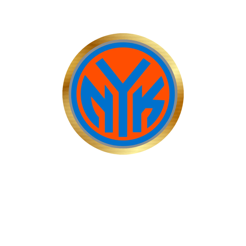 New York Knicks - Image 4 - Gold Chrome Vinyl Sticker - Custom Size