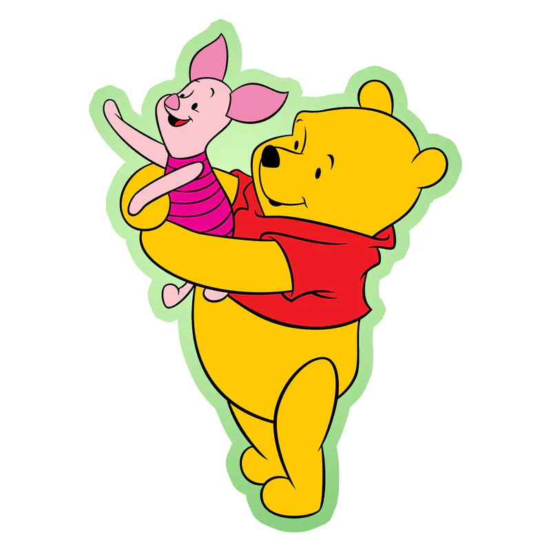 Winnie The Pooh - Pooh And Piglet - Glow in the Dark Vinyl Sticker - Custom Size