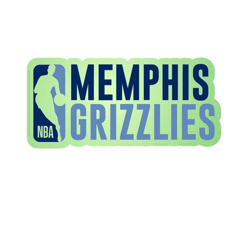 Memphis Grizzlies - Image 8 - Glow in the Dark Vinyl Sticker - Custom Size