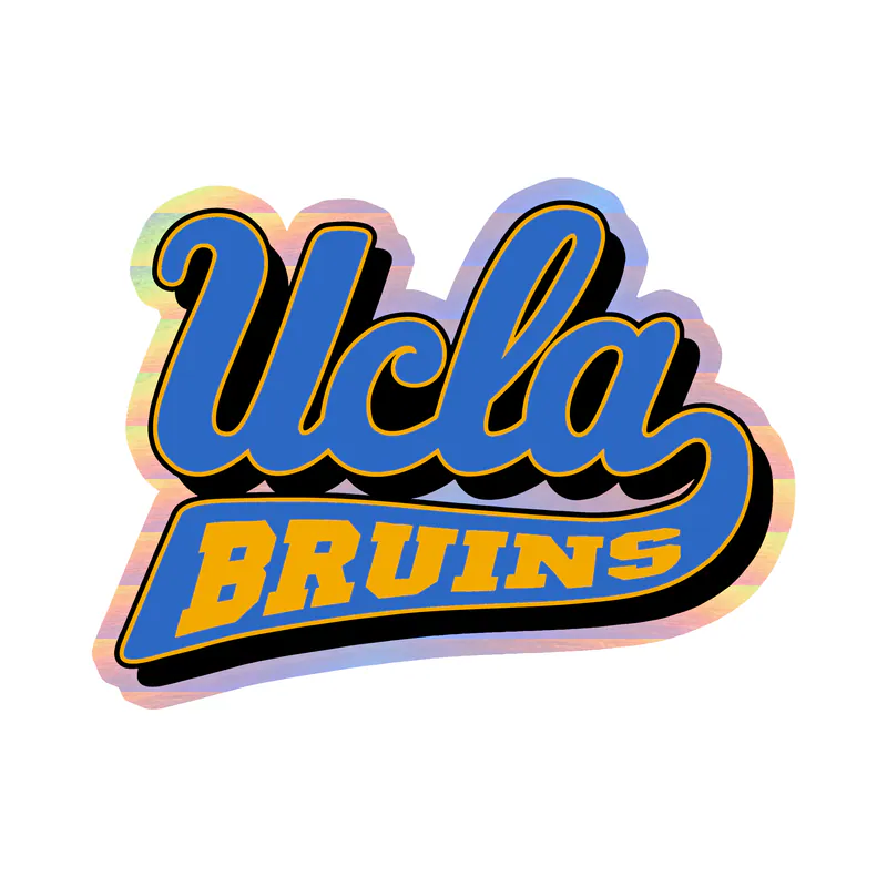 UCLA Bruins - Image 1 - Holographic Vinyl Decal - Custom Size