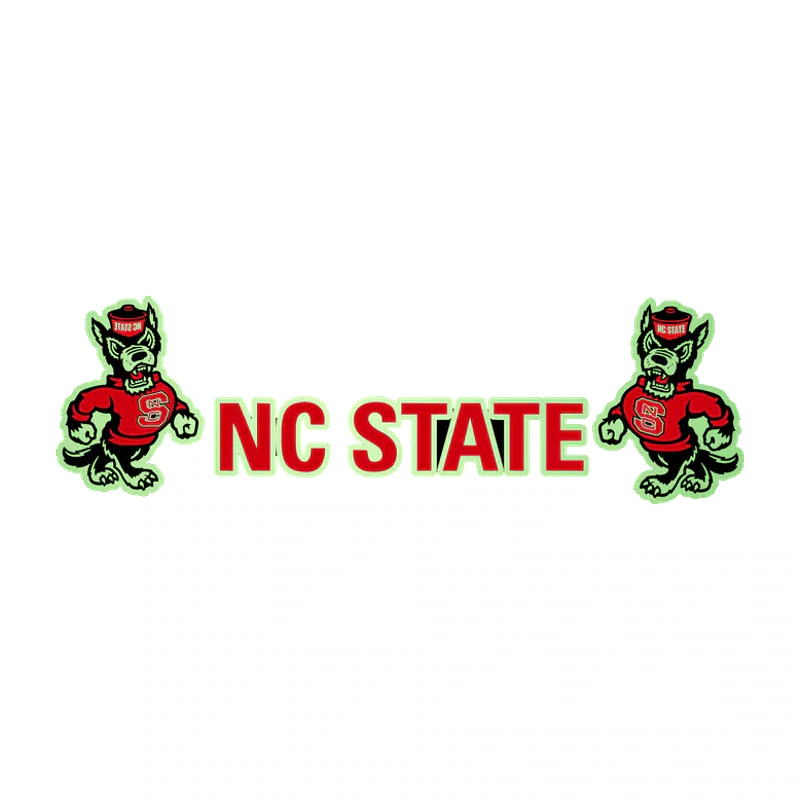 NC State Wolfpack - Image 4 - Glow in the Dark Vinyl Decal - Custom Size