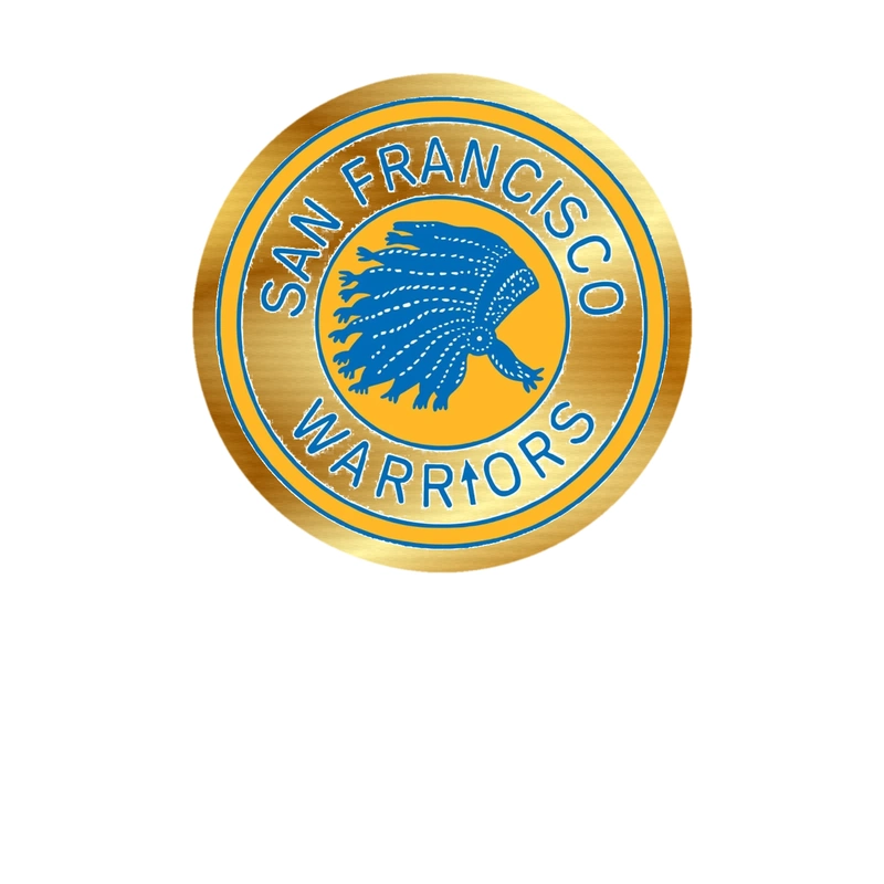 Golden State Warriors - Image 5 - Gold Chrome Vinyl Sticker - Custom Size