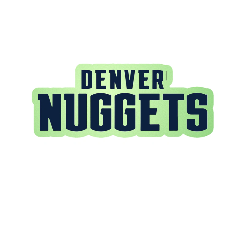 Denver Nuggets - Image 3 - Glow in the Dark Vinyl Sticker - Custom Size