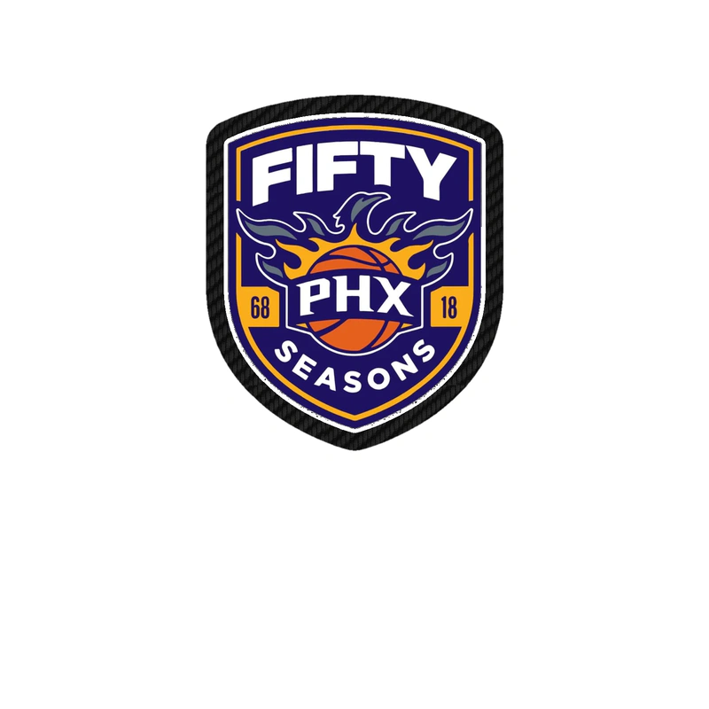 Phoenix Suns - Image 1 - Carbon Fiber Vinyl Sticker - Custom Size