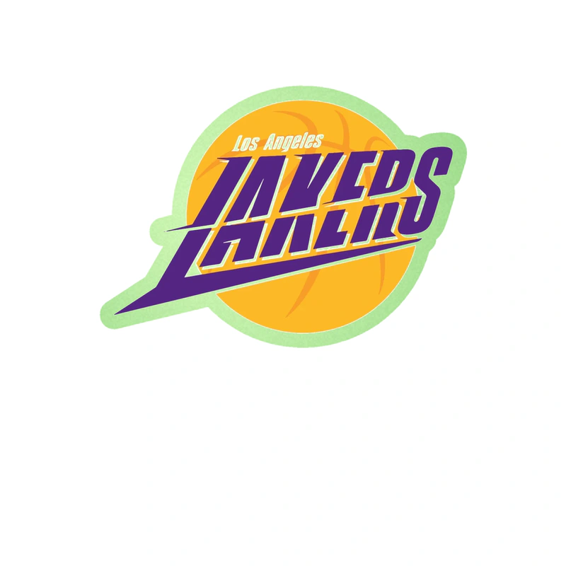 Los Angeles Lakers - Image 9 - Glow in the Dark Vinyl Sticker - Custom Size