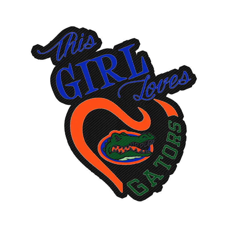 Florida Gators - Image 5 - Carbon Fiber Vinyl Decal - Custom Size