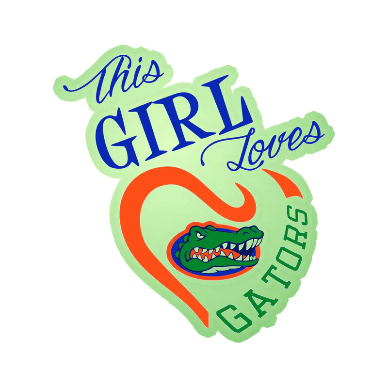 Florida Gators - Image 5 - Glow in the Dark Vinyl Decal - Custom Size