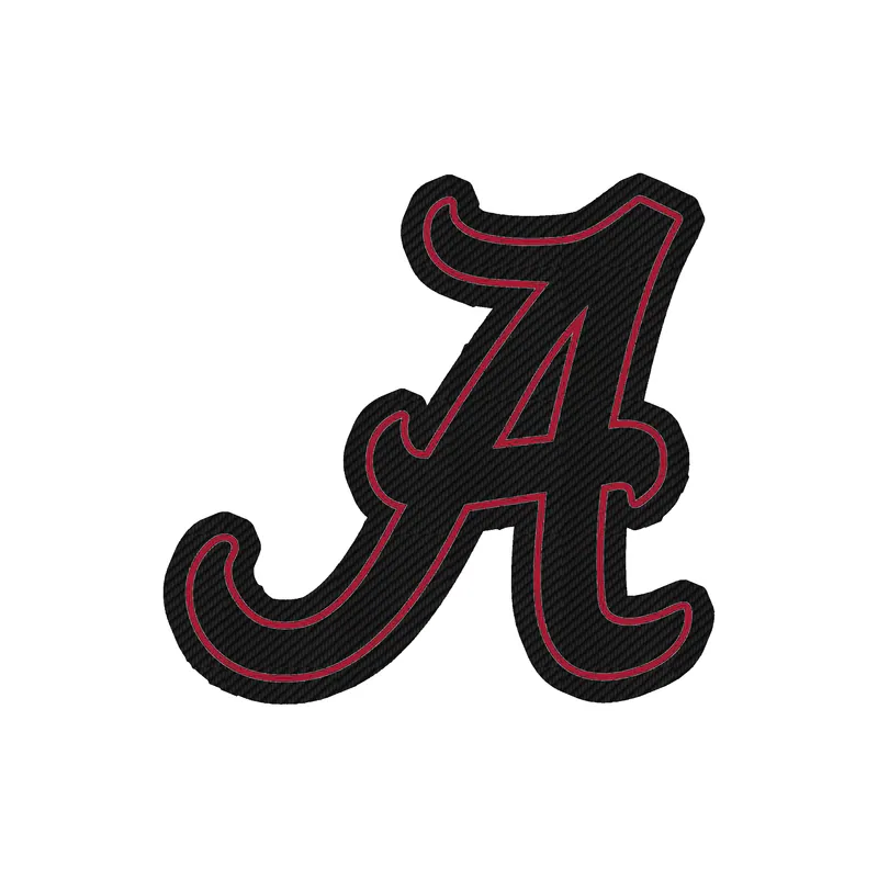 Alabama Crimson Tide - Image 22 - Carbon Fiber Vinyl Decal - Custom Size