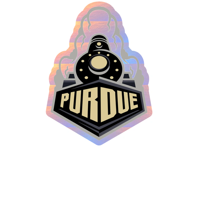 Purdue Boilermakers - Image 2 - Holographic Vinyl Decal - Custom Size