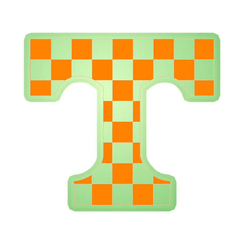 Tennessee Volunteers - Image 1 - Glow in the Dark Vinyl Decal - Custom Size