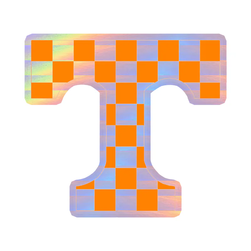 Tennessee Volunteers - Image 1 - Holographic Vinyl Decal - Custom Size