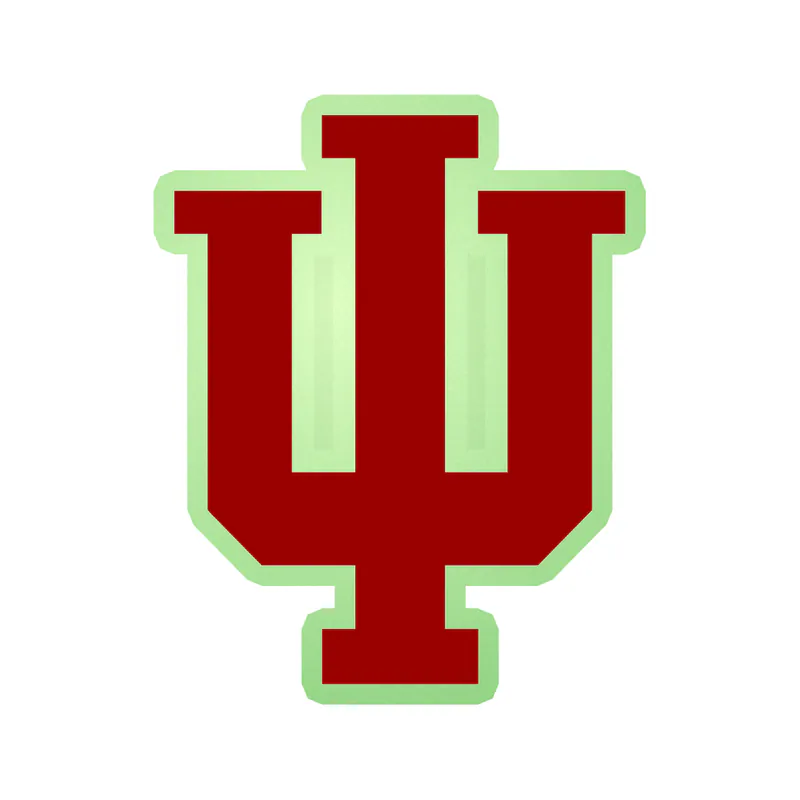 Indiana Hoosiers - Image 8 - Glow in the Dark Vinyl Decal - Custom Size
