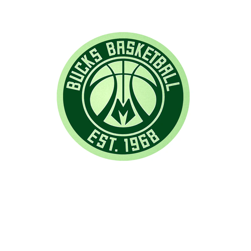 Milwaukee Bucks - Image 7 - Glow in the Dark Vinyl Sticker - Custom Size