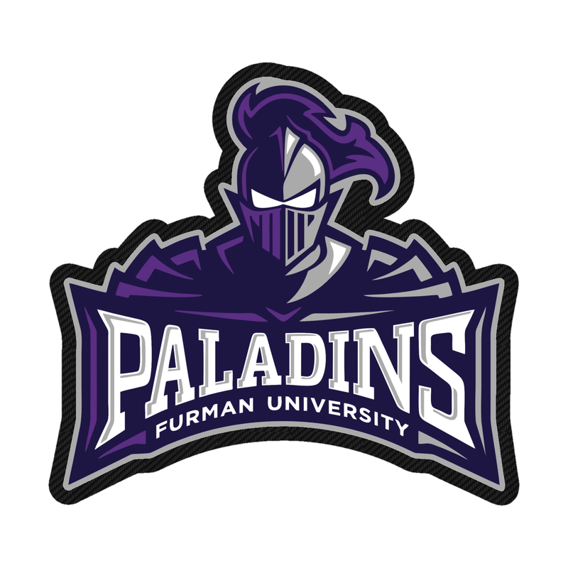 Furman Paladins - Image 2 - Carbon Fiber Vinyl Decal - Custom Size