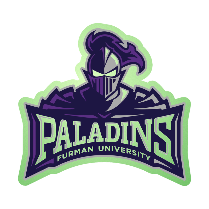 Furman Paladins - Image 2 - Glow in the Dark Vinyl Decal - Custom Size