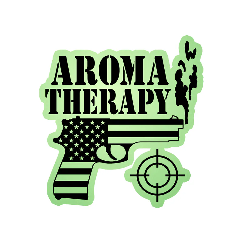 Aroma Therapy - Glow in the Dark Vinyl Decal - Custom Size