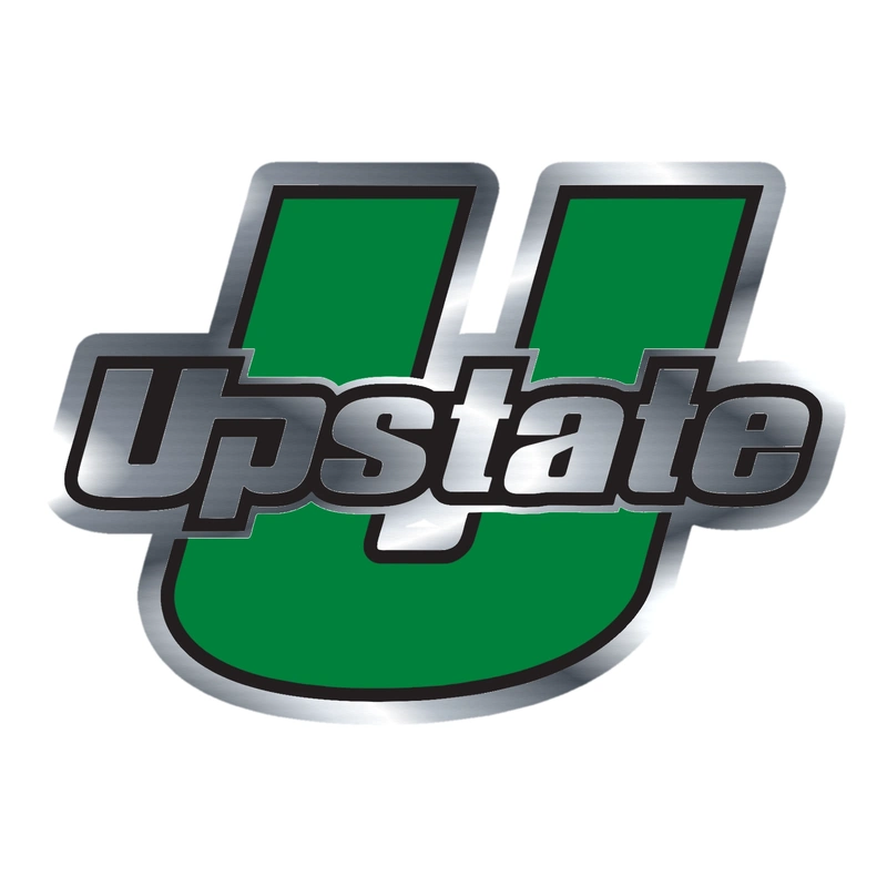 University of South Carolina Upstate Silver Chrome Vinyl Sticker - Custom Size