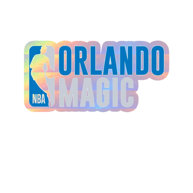 Orlando Magic - Image 2 - Holographic Vinyl Sticker - Custom Size