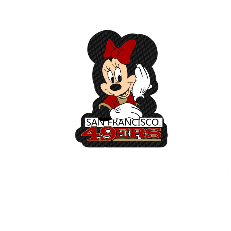 San Francisco 49ers - Image 3 - Carbon Fiber Vinyl Sticker - Custom Size