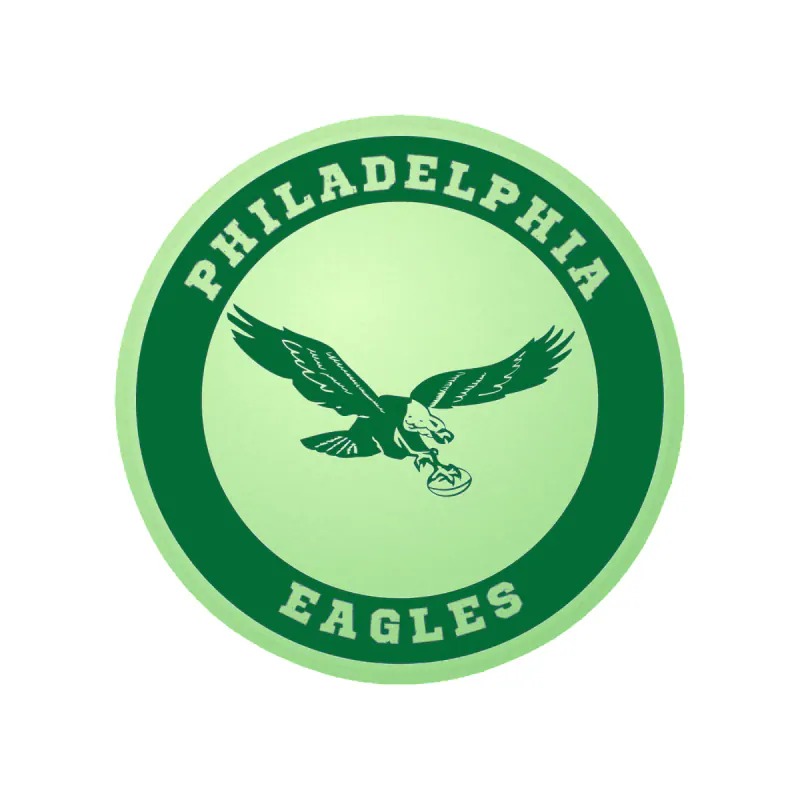 Philadelphia Eagles - Image 11 - Glow in the Dark Vinyl Sticker - Custom Size