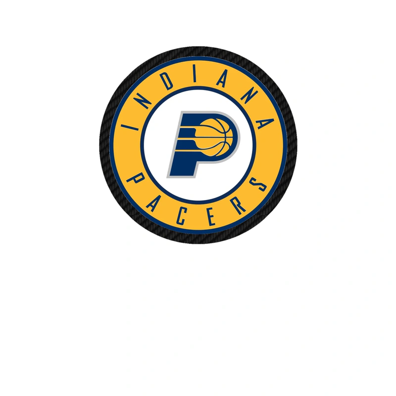 Indiana Pacers - Image 4 - Carbon Fiber Vinyl Sticker - Custom Size