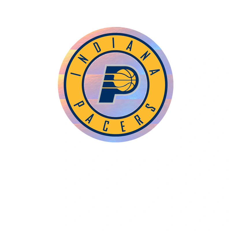 Indiana Pacers - Image 4 - Holographic Vinyl Sticker - Custom Size