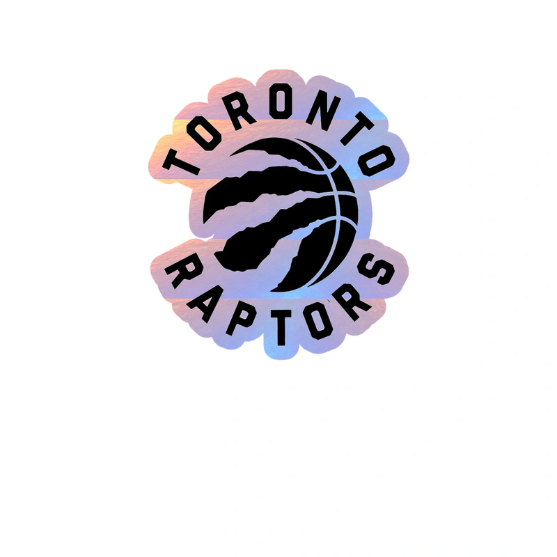 Toronto Raptors - Image 8 - Holographic Vinyl Sticker - Custom Size