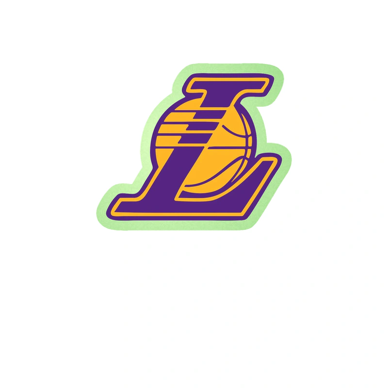 Los Angeles Lakers - Image 13 - Glow in the Dark Vinyl Sticker - Custom Size
