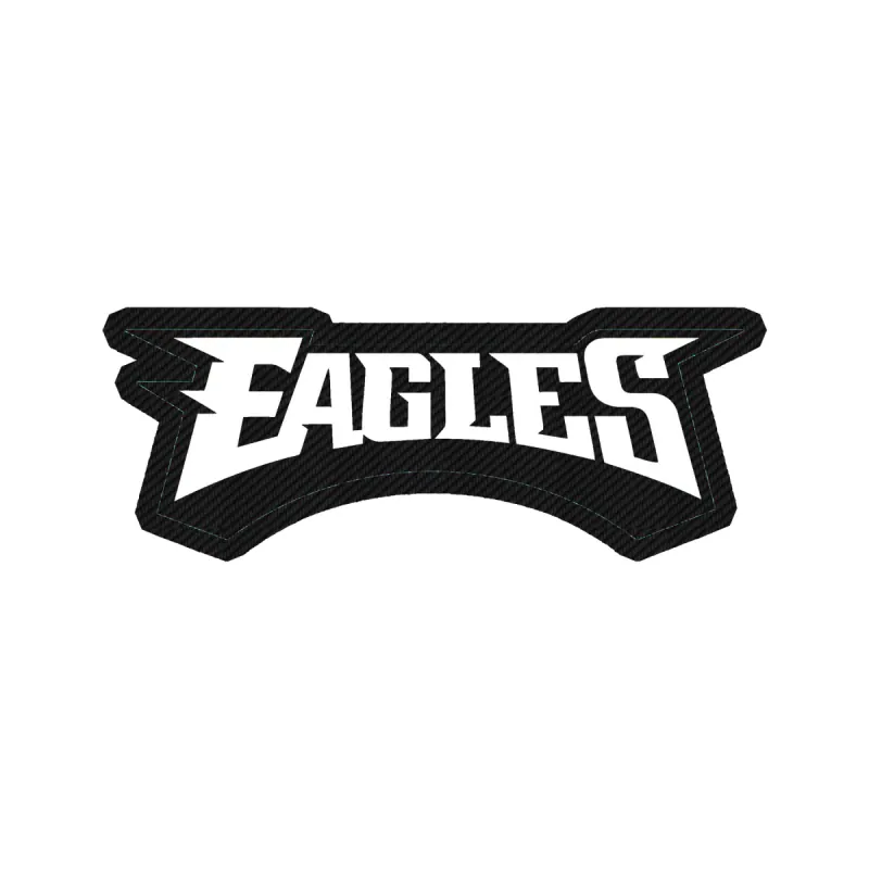 Philadelphia Eagles - Image 12 - Carbon Fiber Vinyl Sticker - Custom Size
