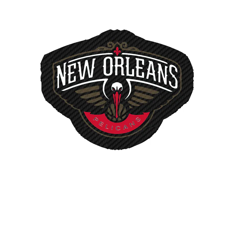 New Orleans Pelicans - Image 8 - Carbon Fiber Vinyl Sticker - Custom Size