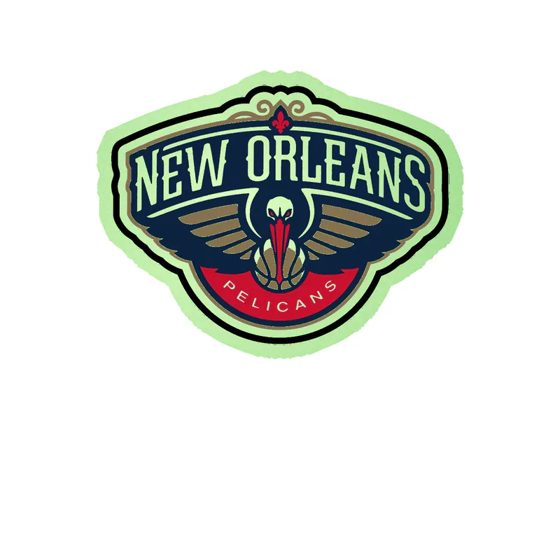 New Orleans Pelicans - Image 8 - Glow in the Dark Vinyl Sticker - Custom Size
