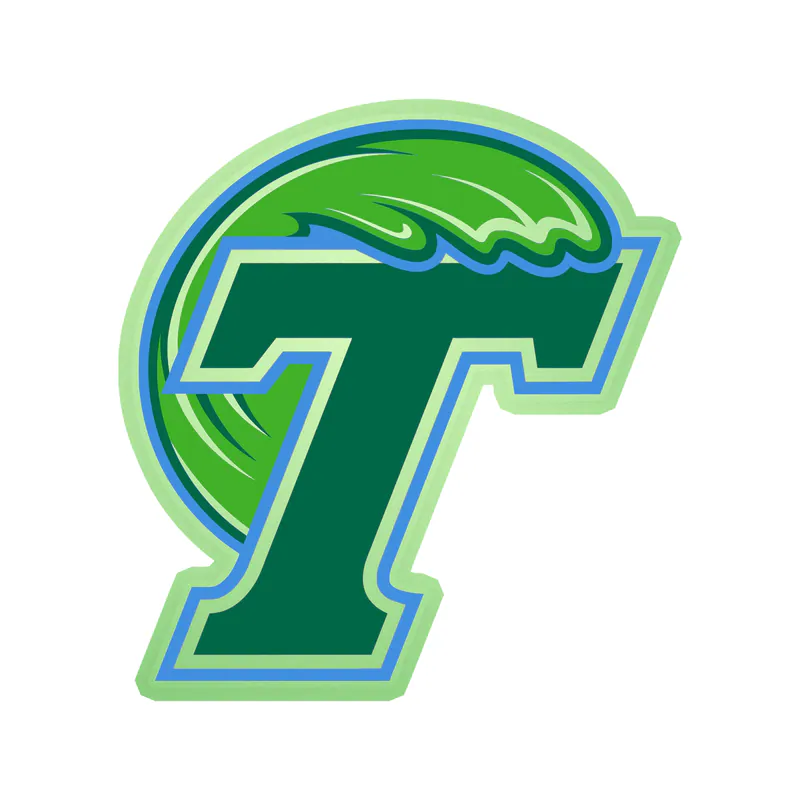Tulane Glow in the Dark Vinyl Decal - Custom Size