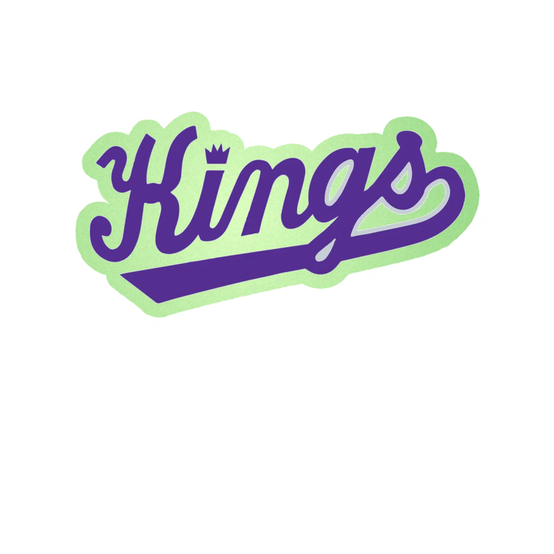 Sacramento Kings - Image 3 - Glow in the Dark Vinyl Sticker - Custom Size