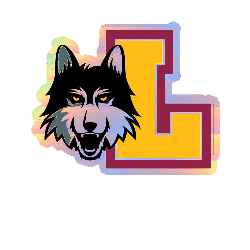 Loyola Ramblers Holographic Vinyl Decal - Custom Size