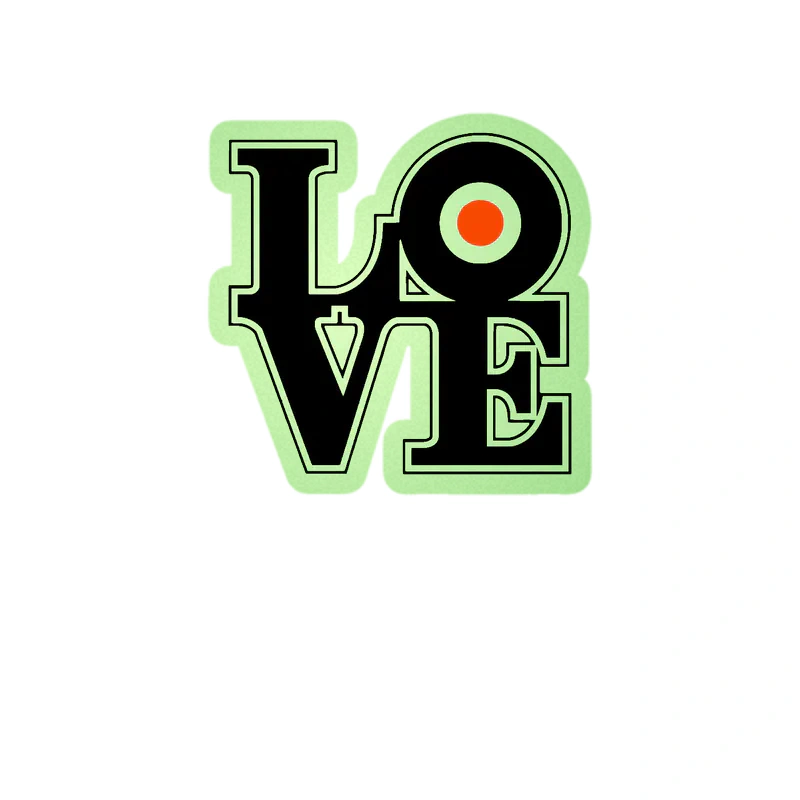 Philadelphia Flyers - Logo - Glow in the Dark Vinyl Sticker - Custom Size