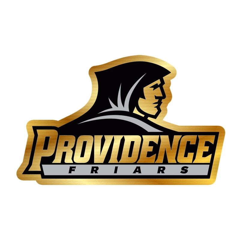 Providence Friars - Gold Chrome Vinyl Decal - Custom Size
