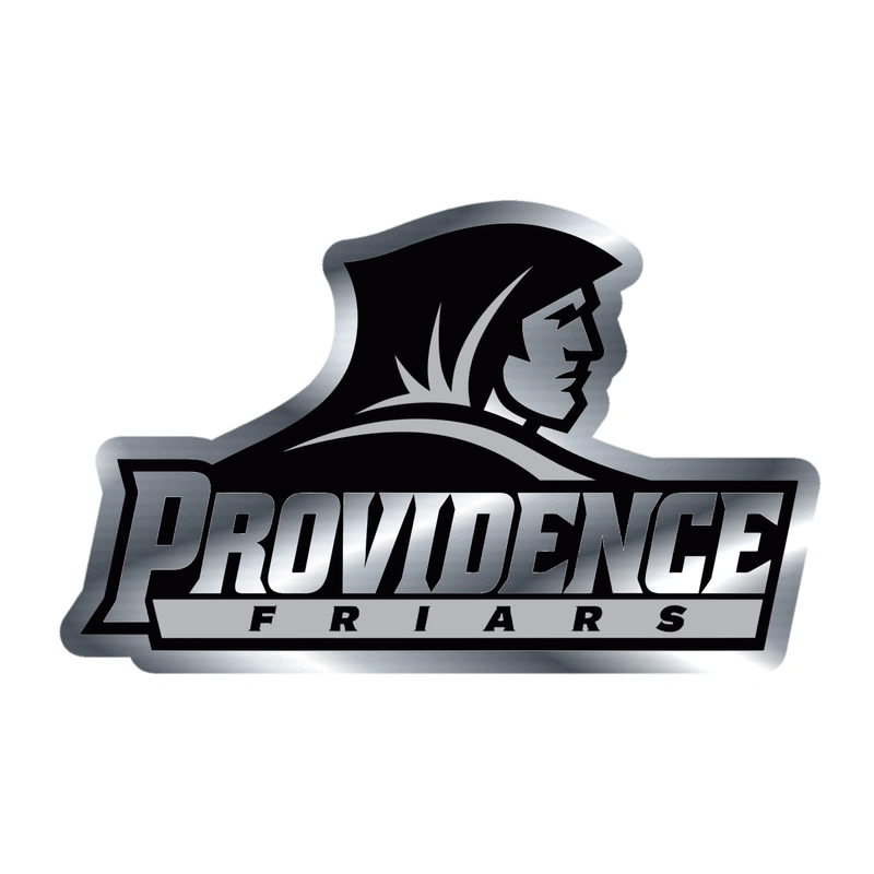 Providence Friars - Silver Chrome Vinyl Decal - Custom Size