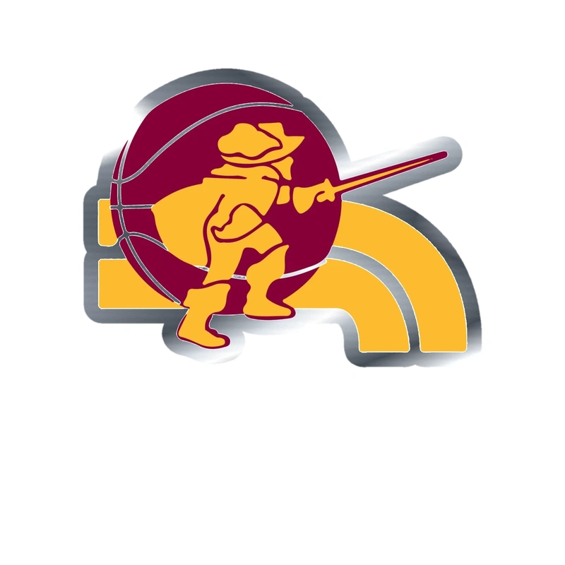Cleveland Cavaliers - Image 1 - Silver Chrome Vinyl Sticker - Custom Size