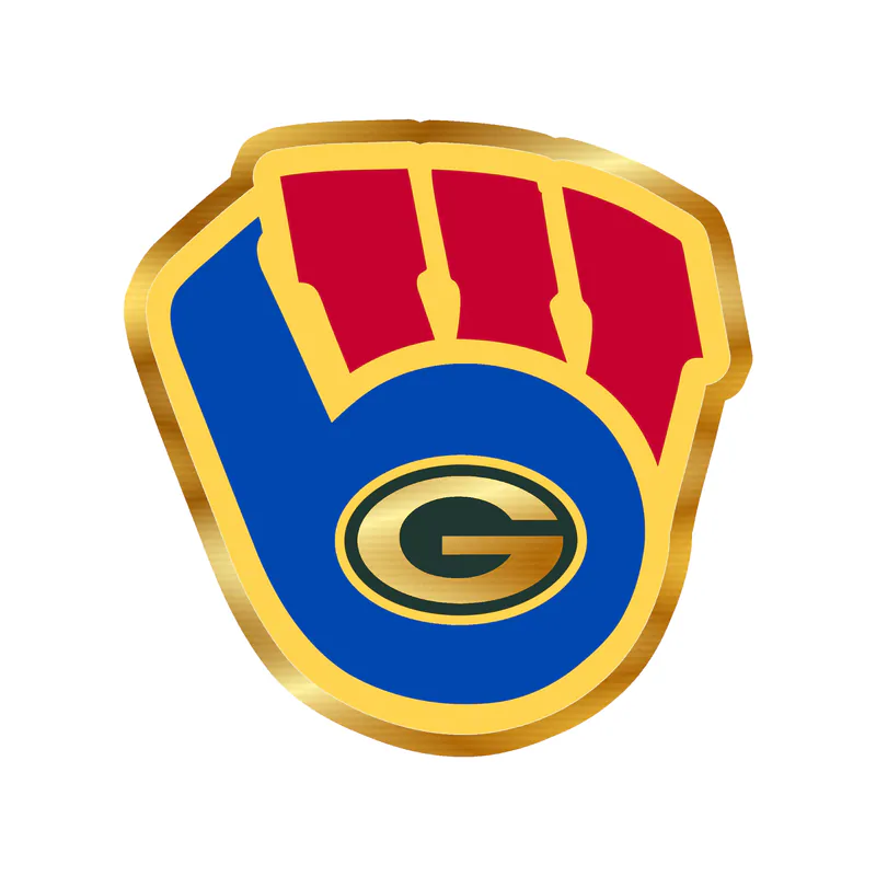 Wisconsin Sports Teams - Gold Chrome Vinyl Decal
