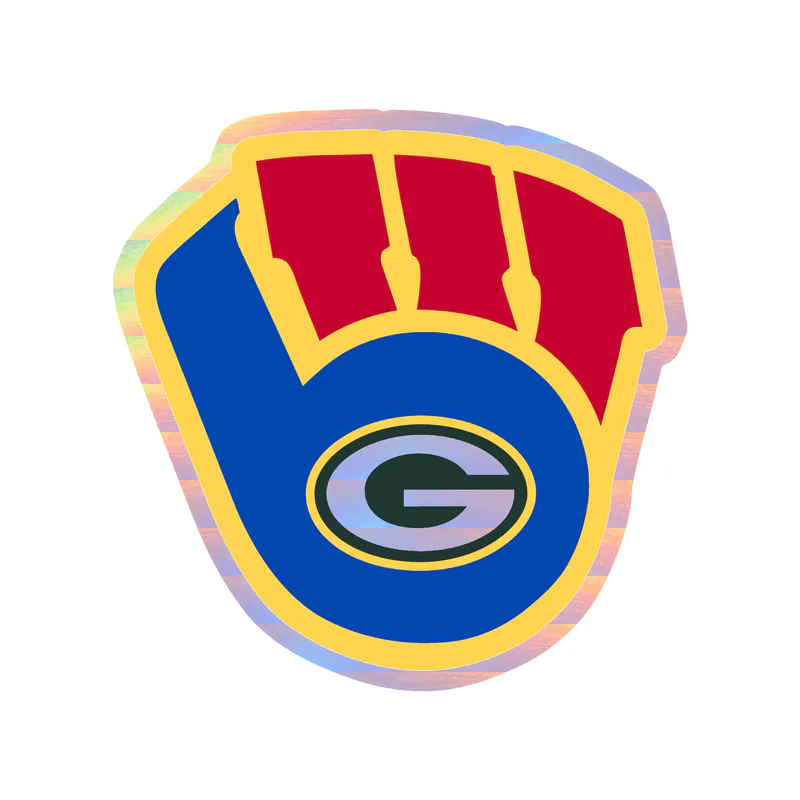 Wisconsin Sports Teams - Holographic Vinyl Decal