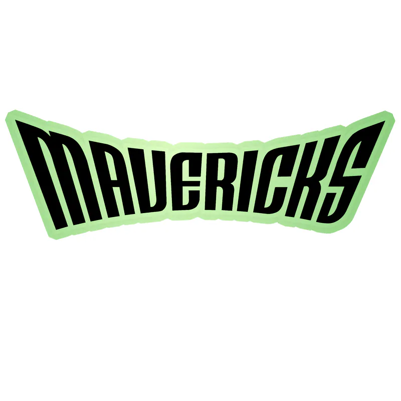 Dallas Mavericks - Image 2 - Glow in the Dark Vinyl Sticker - Custom Size