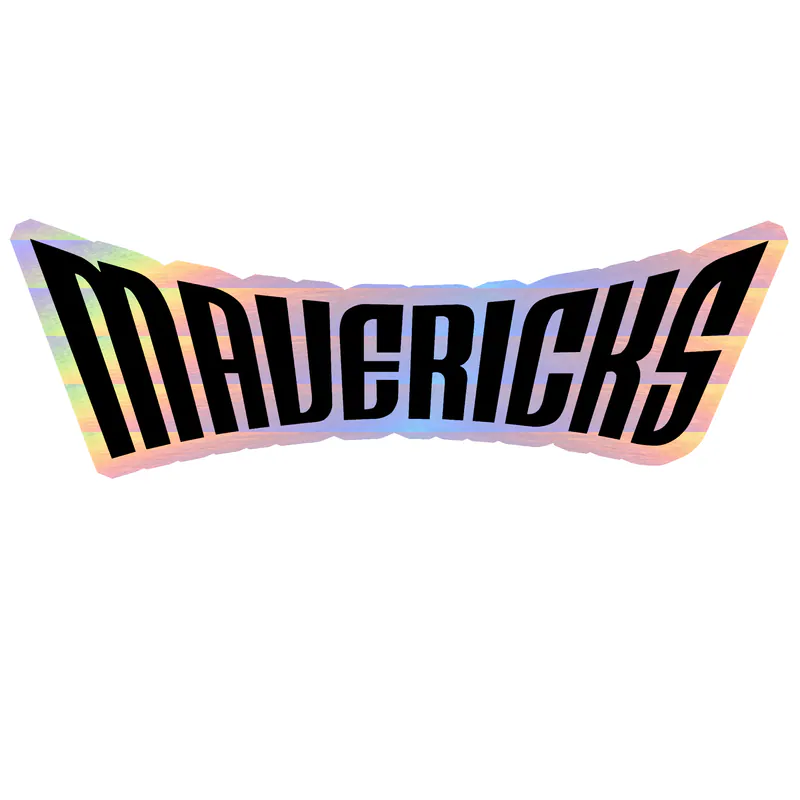 Dallas Mavericks - Image 2 - Holographic Vinyl Sticker - Custom Size