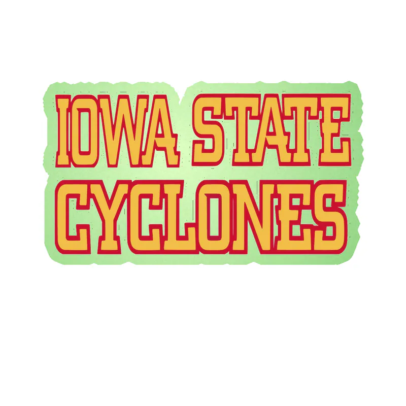 Iowa State Cyclones - Image 4 - Glow in the Dark Vinyl Decal - Custom Size