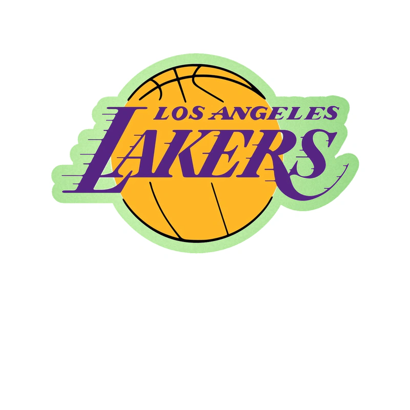 Los Angeles Lakers - Image 14 - Glow in the Dark Vinyl Sticker - Custom Size