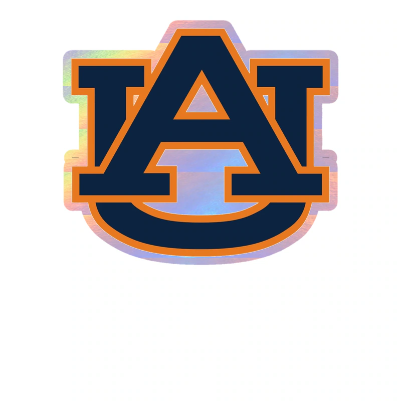 Auburn Tigers - Image 2 - Holographic Vinyl Decal - Custom Size