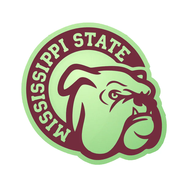 Mississippi State Bulldogs - Image 5 - Glow in the Dark Vinyl Decal - Custom Size