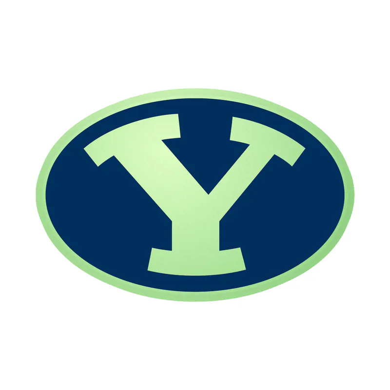 Brigham Young University - Image 2 - Glow in the Dark Vinyl Sticker - Custom Size