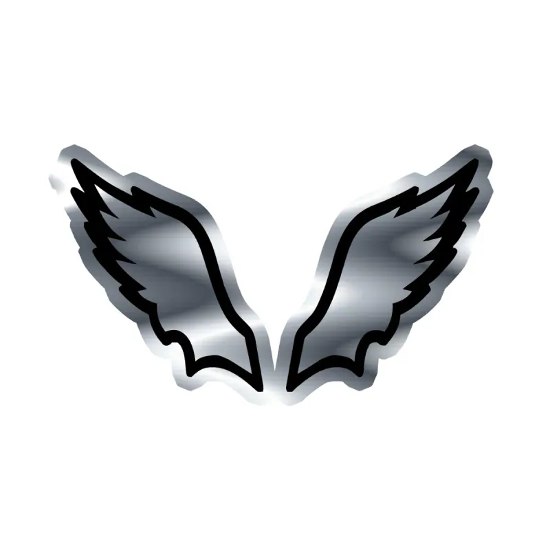 Philadelphia Eagles - Image 14 - Silver Chrome Vinyl Sticker - Custom Size
